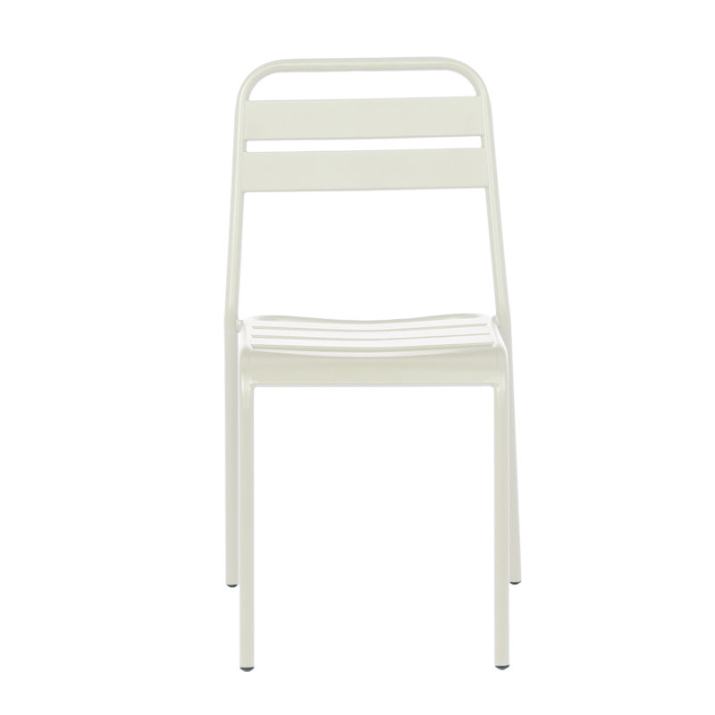 Метален градински стол ABA - светлосив