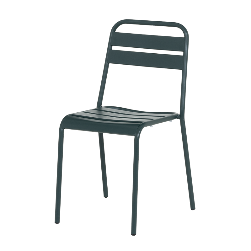 Метален градински стол ABA - тъмнозелен