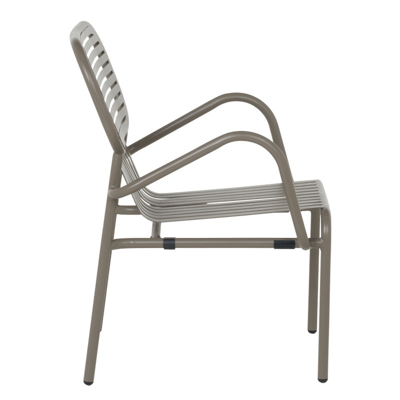 Метален градински стол JALINGO - капучино