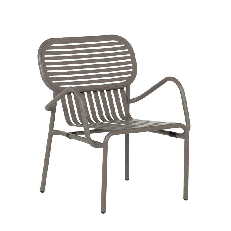 Метален градински стол JALINGO - капучино