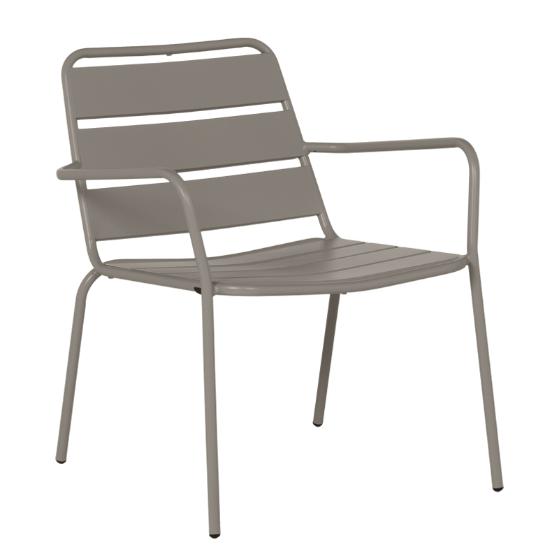 Метален градински стол SAKI - капучино