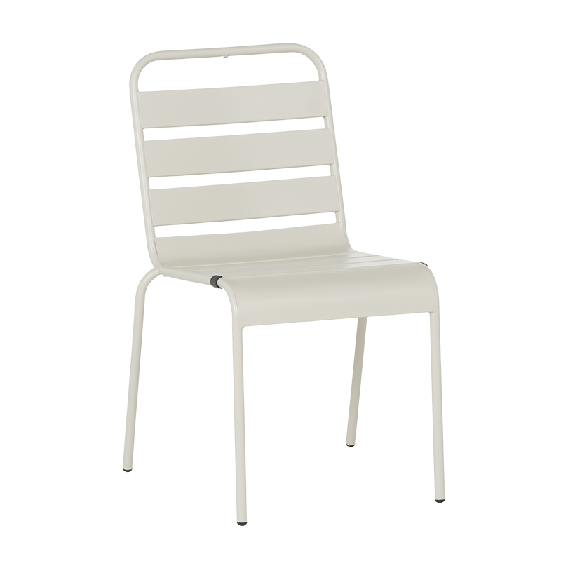 Метален градински стол MURI - светлосив