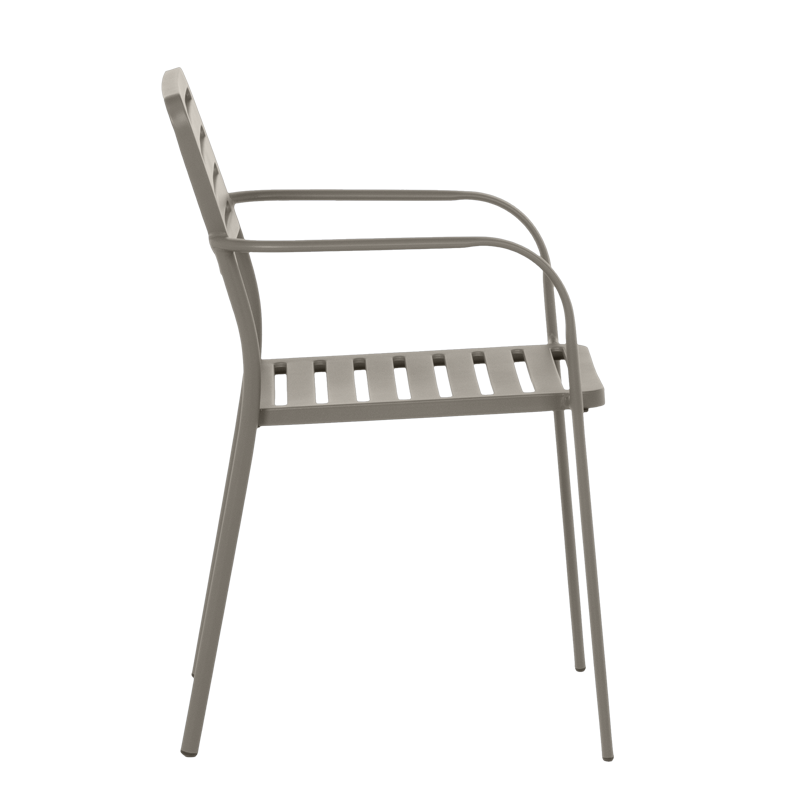 Метален градински стол WASE - капучино