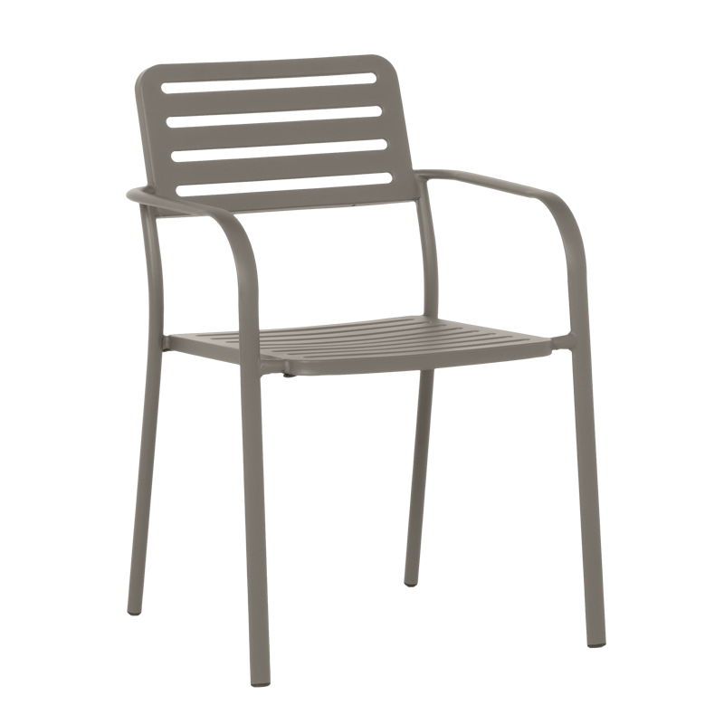 Метален градински стол WASE - капучино