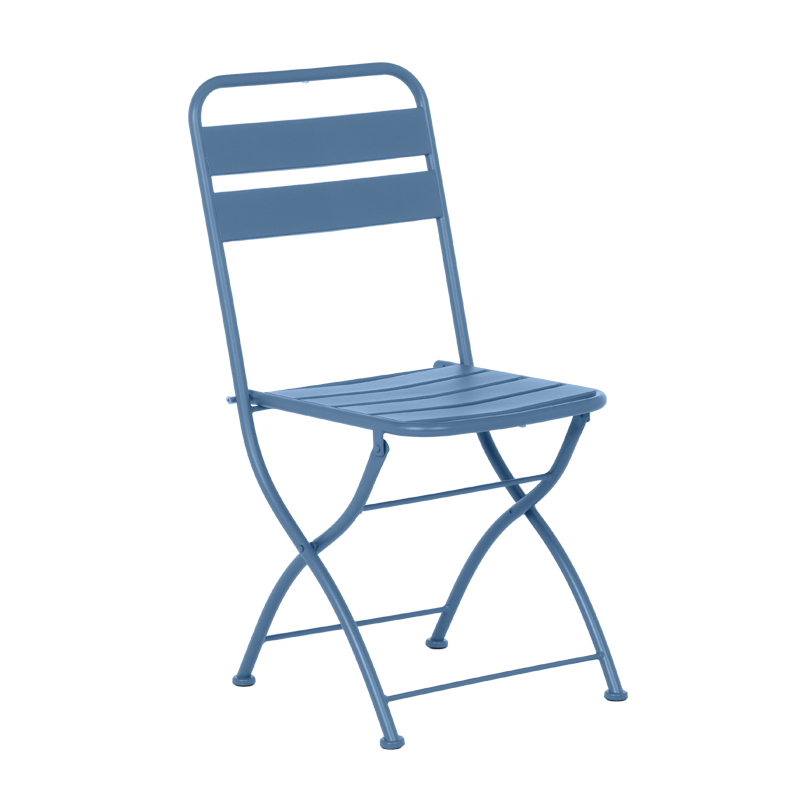 Сгъваем кетъринг стол YOM - тъмносин