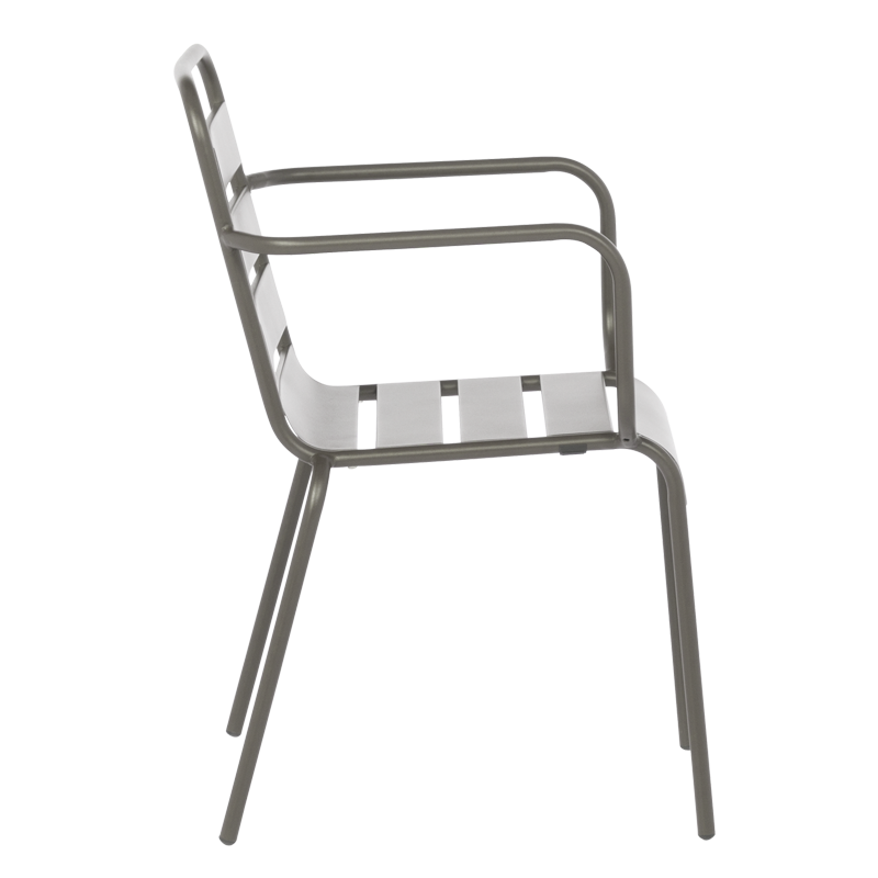 Метален градински стол INISA - капучино