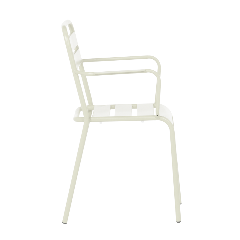 Метален градински стол ZAMFARA - светлосив