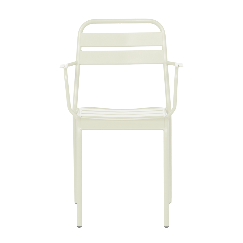 Метален градински стол ZAMFARA - светлосив