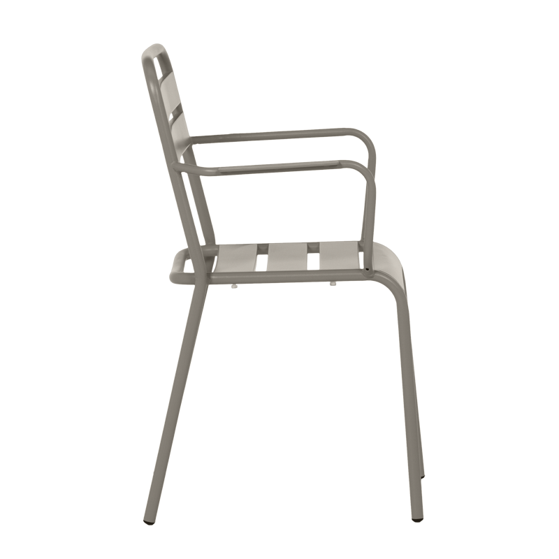 Метален градински стол ZAMFARA - капучино