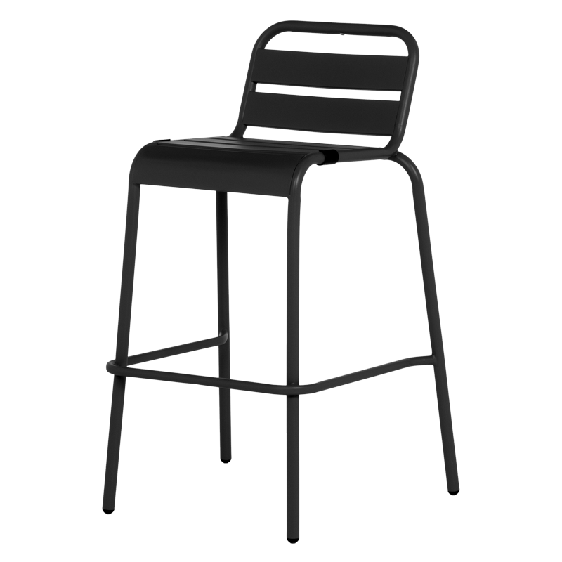 Кетъринг бар стол SHAKI - черен