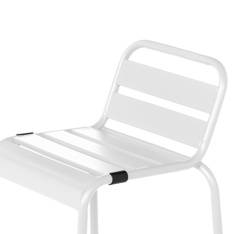 Кетъринг бар стол SHAKI - бял