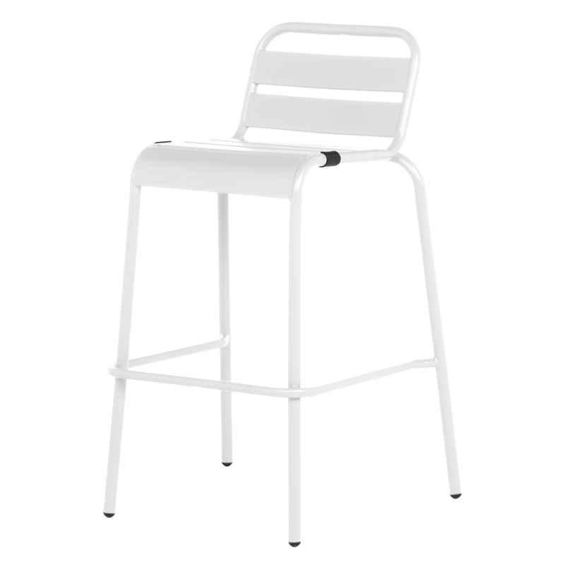 Кетъринг бар стол SHAKI - бял