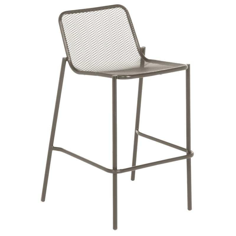 Метален кетъринг бар стол BAMA - капучино