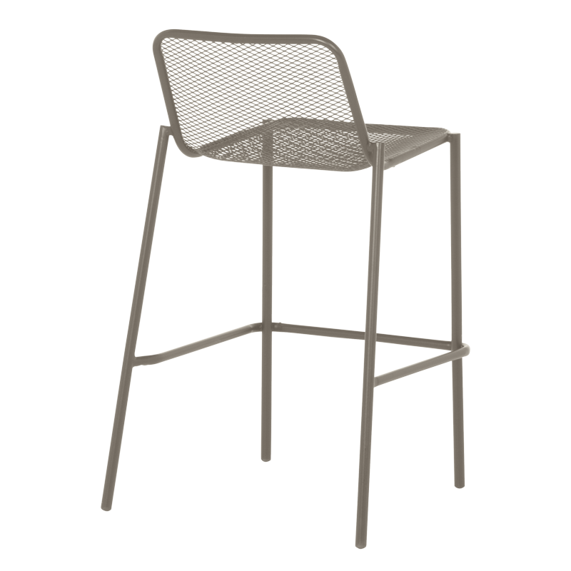 Метален кетъринг бар стол BAMA - капучино