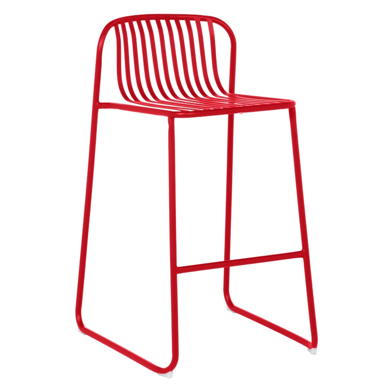 Кетъринг бар стол KISI - червен