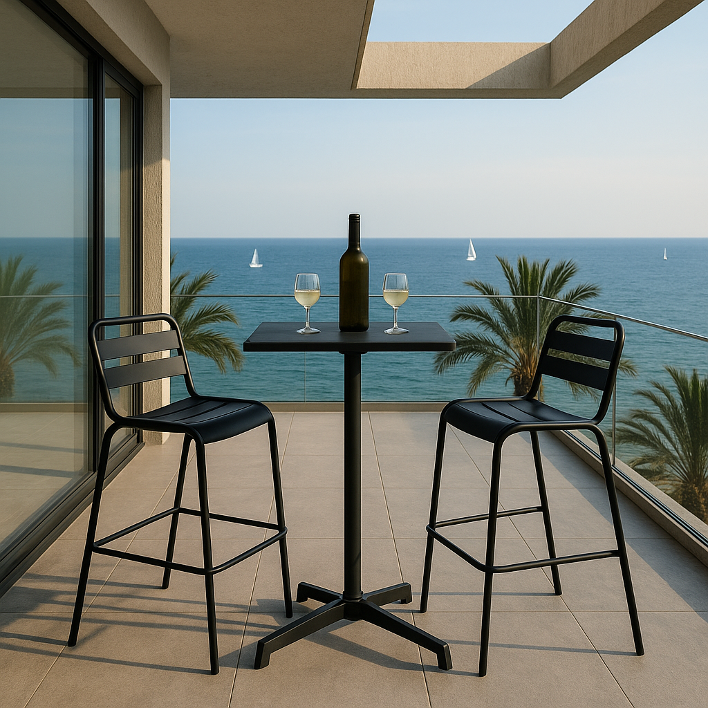 Сгъваема кетъринг бар маса LAFIA D70 - тъмнозелена