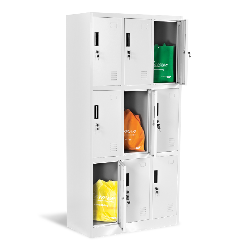 Метален шкаф Carmen CR-1244 GR - сив