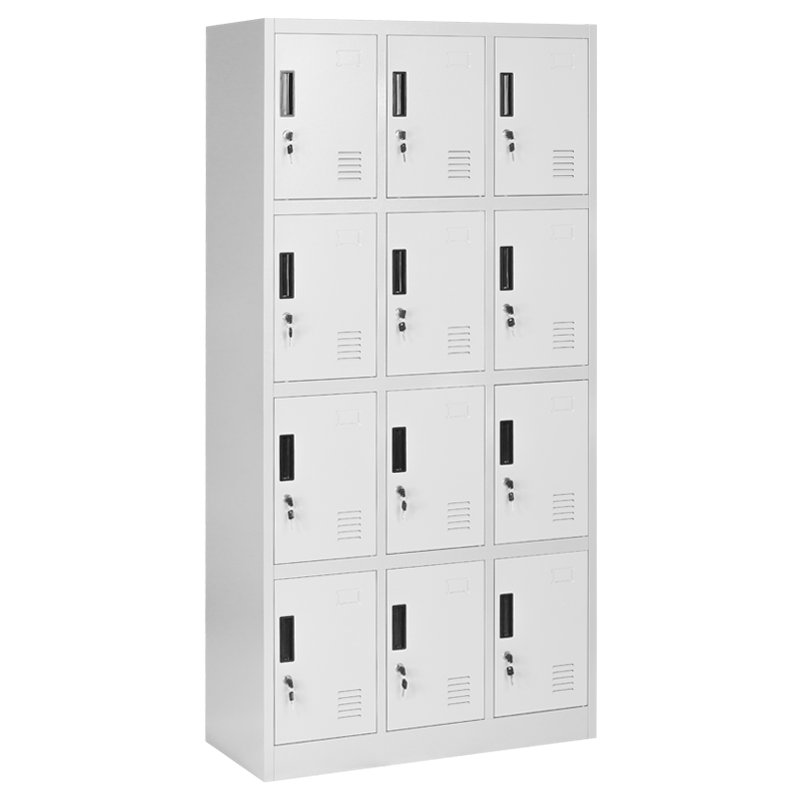 Метален шкаф Carmen CR-1258 J - сив