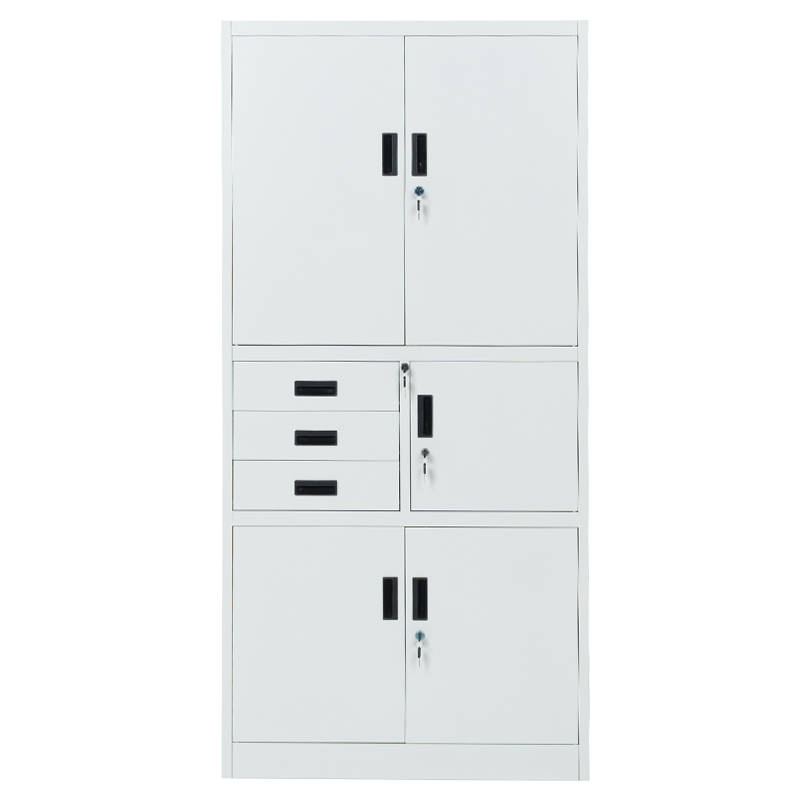 Метален шкаф Carmen CR-1281 Е K - сив