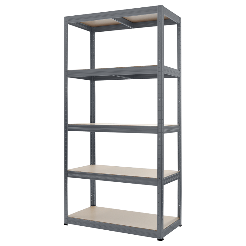 Метален стелаж STAR 180x90x45 см, до 350 кг на рафт - сив