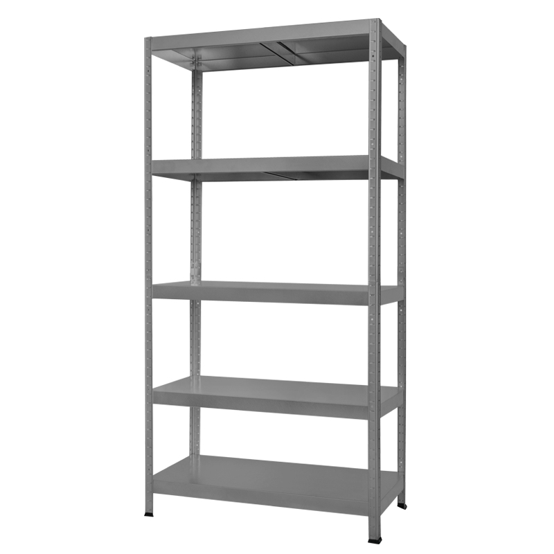 Метален стелаж HARD 180x90x40 см, до 90 кг на рафт - сив
