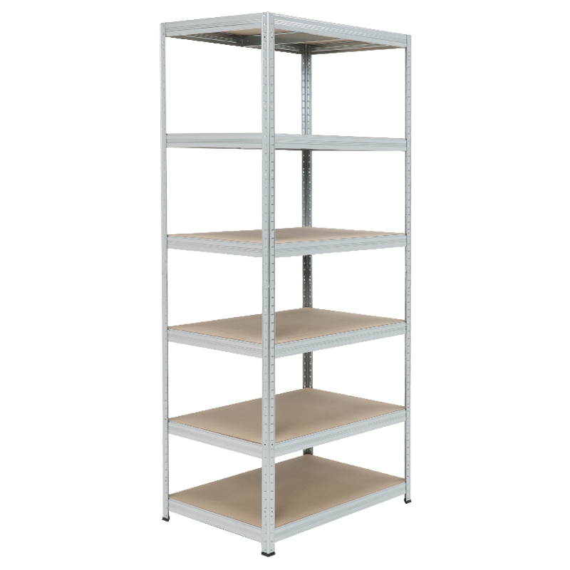 Метален стелаж STAR 213x90x60 см, до 250 кг на рафт - цинк