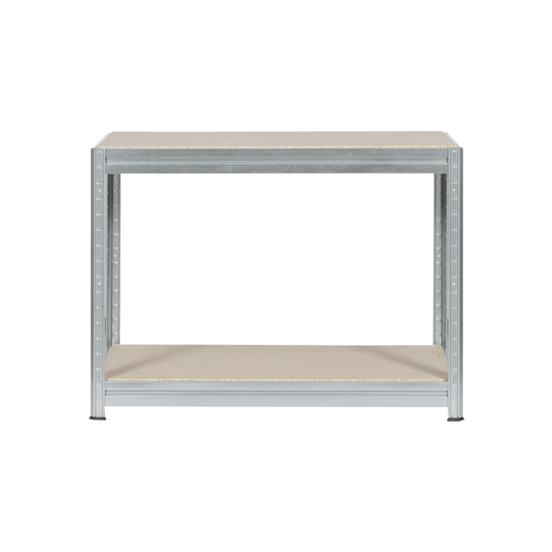 Метален стелаж MEGA 87x120x60 см, до 600 кг на рафт - цинк