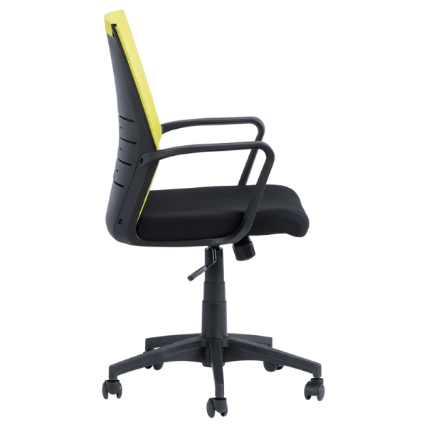 Работен офис стол Carmen 7041 - черен - зелен