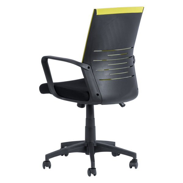 Работен офис стол Carmen 7041 - черен - зелен