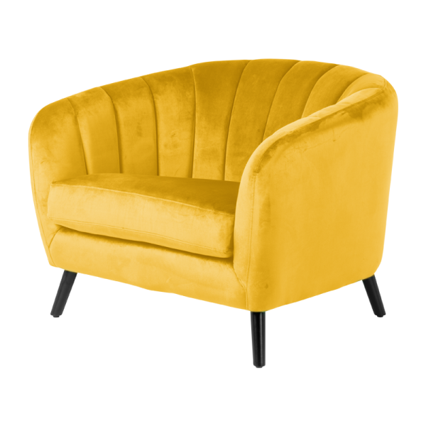 Кресло GRETA - жълт HLR