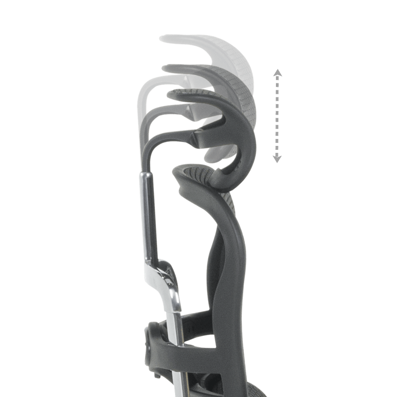 Ергономичен стол ERGOHUMAN ELITE 2 - черна рамка - черен