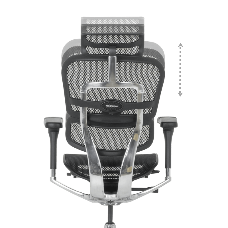 Ергономичен стол ERGOHUMAN ELITE 2 - черна рамка - черен