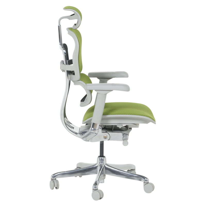 Ергономичен стол ERGOHUMAN ELITE 2 - сива рамка - зелен