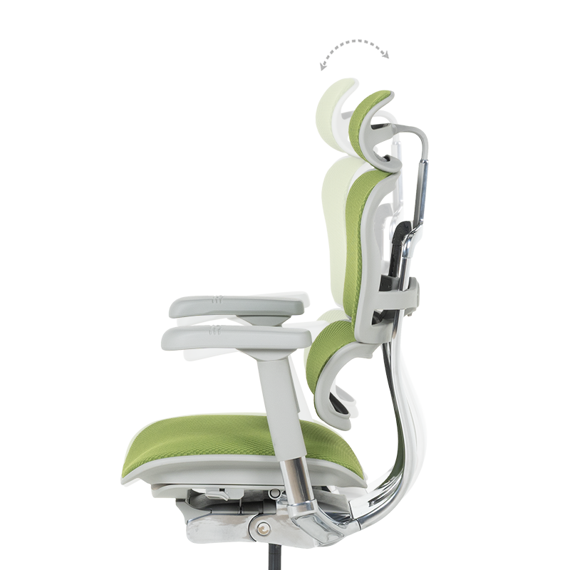 Ергономичен стол ERGOHUMAN ELITE 2 - сива рамка - зелен