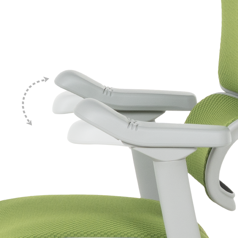 Ергономичен стол ERGOHUMAN ELITE 2 - сива рамка - зелен