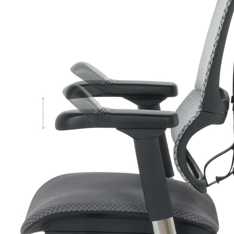 Ергономичен стол ERGOHUMAN IOO ELITE 2 - сива рамка - сив