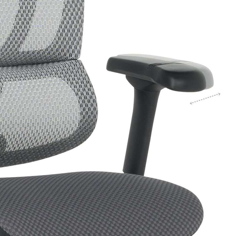 Ергономичен стол ERGOHUMAN IOO ELITE 2 - сива рамка - сив