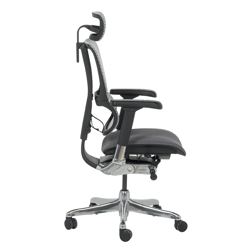 Ергономичен стол ERGOHUMAN IOO ELITE 2 - сива рамка - сив