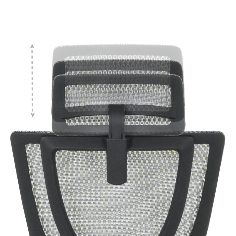 Ергономичен стол ERGOHUMAN IOO ELITE 2 - сива рамка - сив