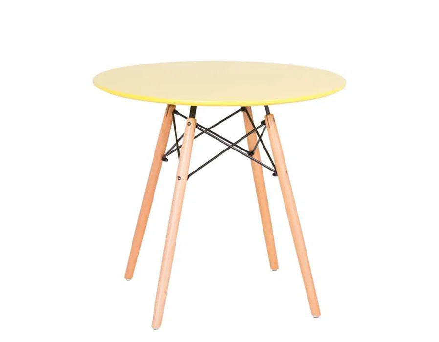 Трапезна маса Мишел Ф80 жълт цвят