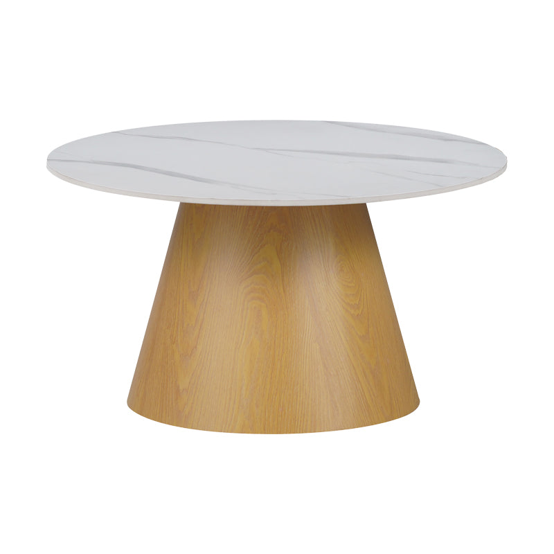 Холна маса Soleire бял мрамор синтерован камък D70x40см