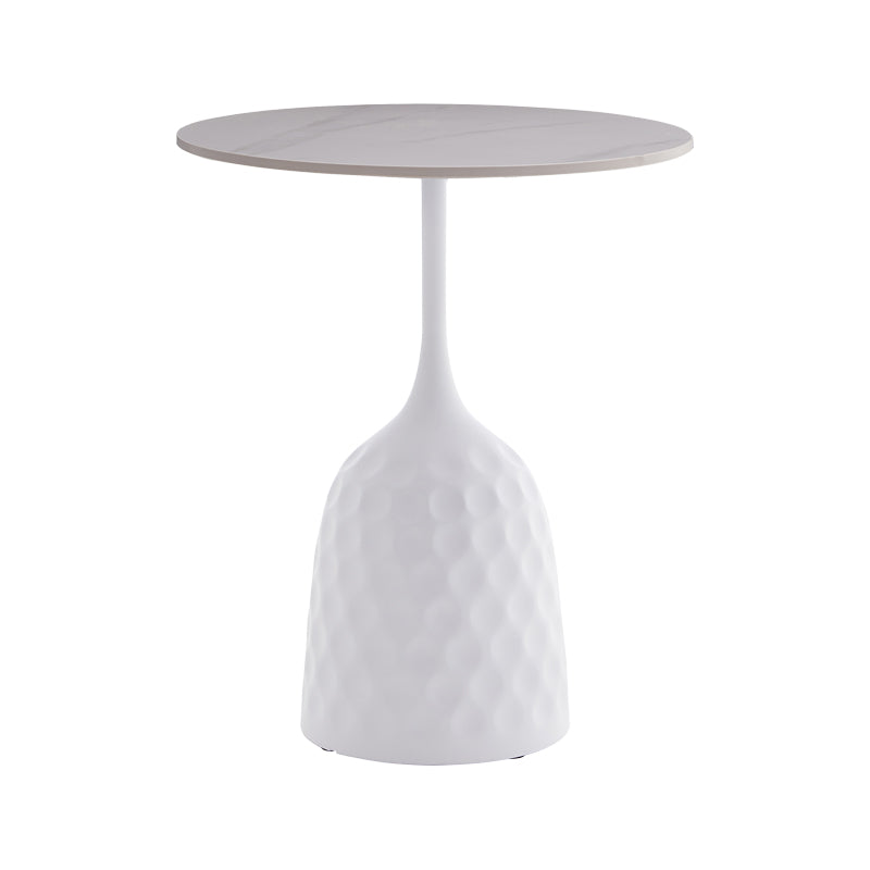 Холна маса Kousien бял синтерован камък D50x60см