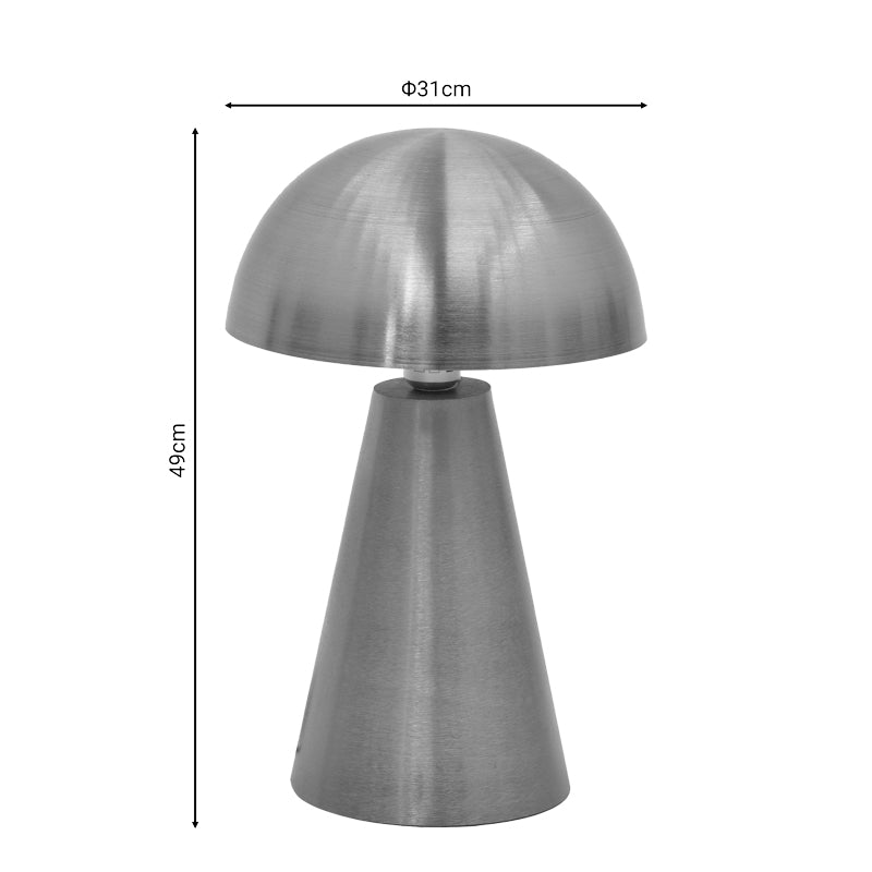 Настолна лампа Whity E27 златен метал D31x49см