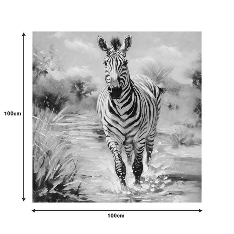 Картина на платно zebrero  100x3x100см