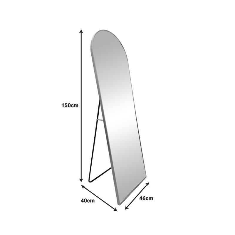 Огледало Lorens алуминий в сребристо 46x40x150см