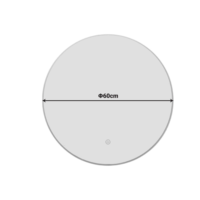 Lucox led огледало pp-алуминий d60x3см