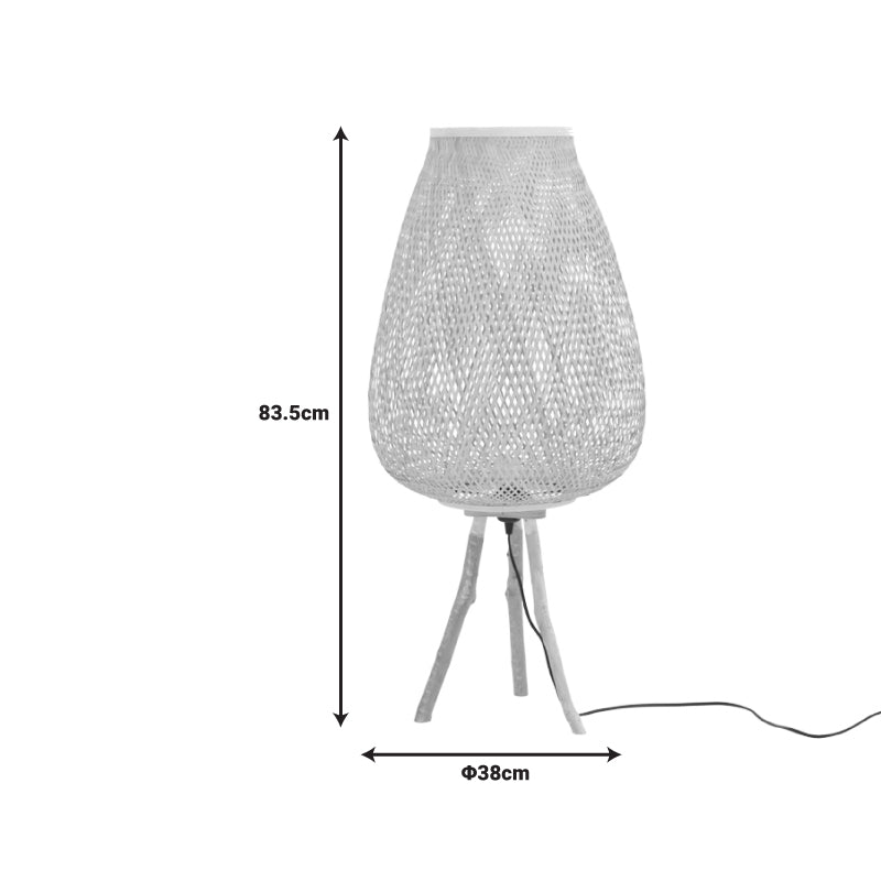 Подова лампа Vazel E27 бамбук в естествен цвят D38χ83.5см