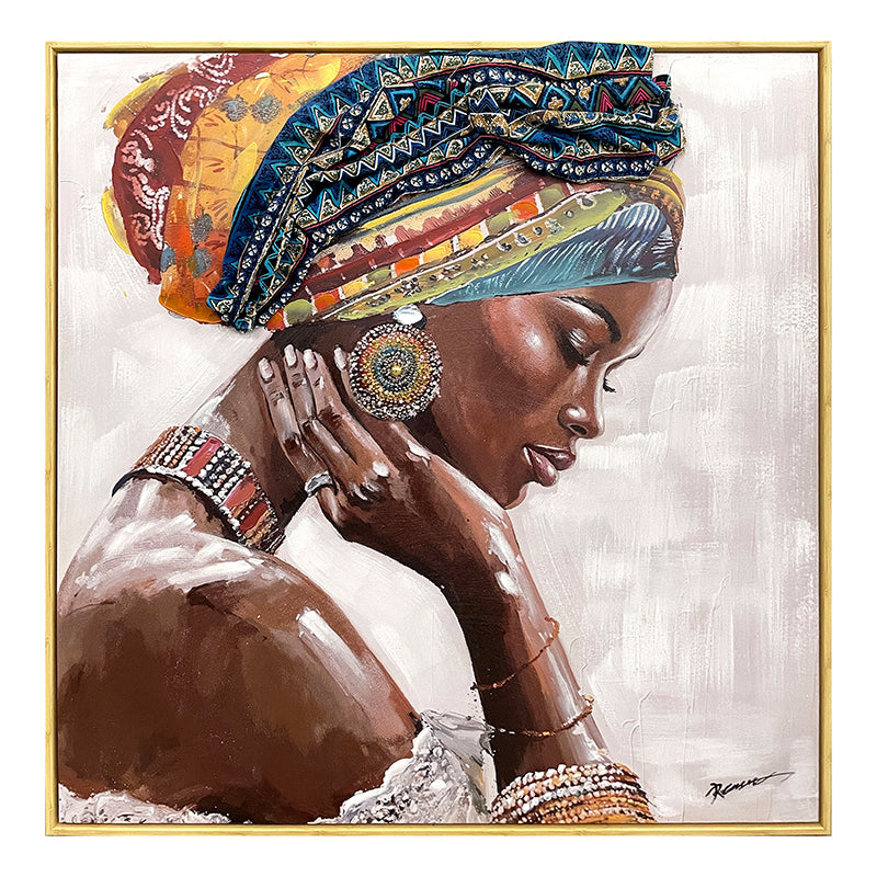 Картина върху платно jalo 3d с рамка 80x3.5x80см