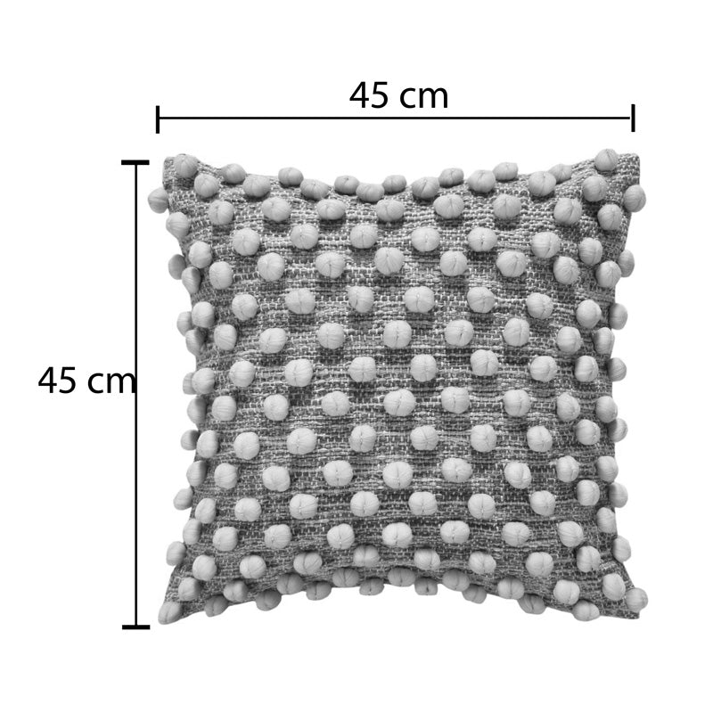 Памучна възглавница finne в бежов нюанс 45x45см