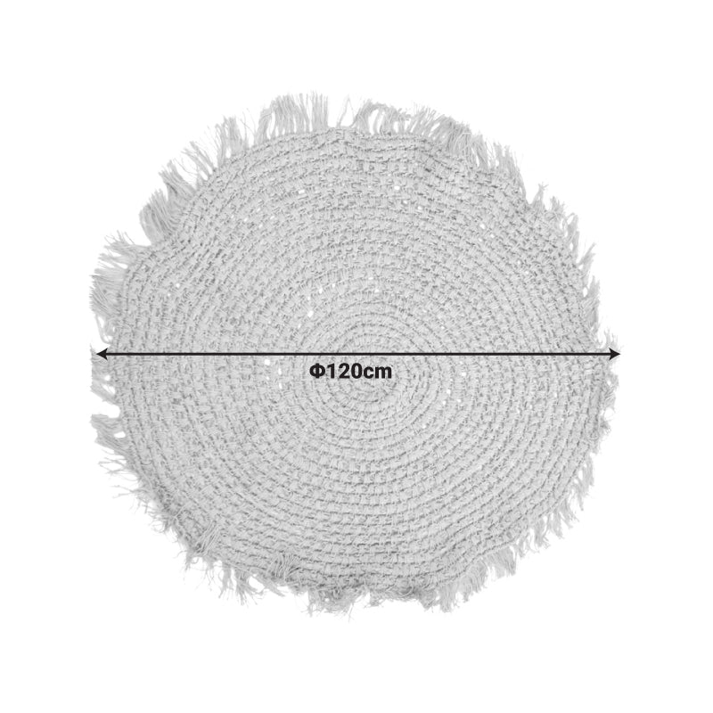 Килим от юта Mibre в естествен нюанс, размер 120x1 см